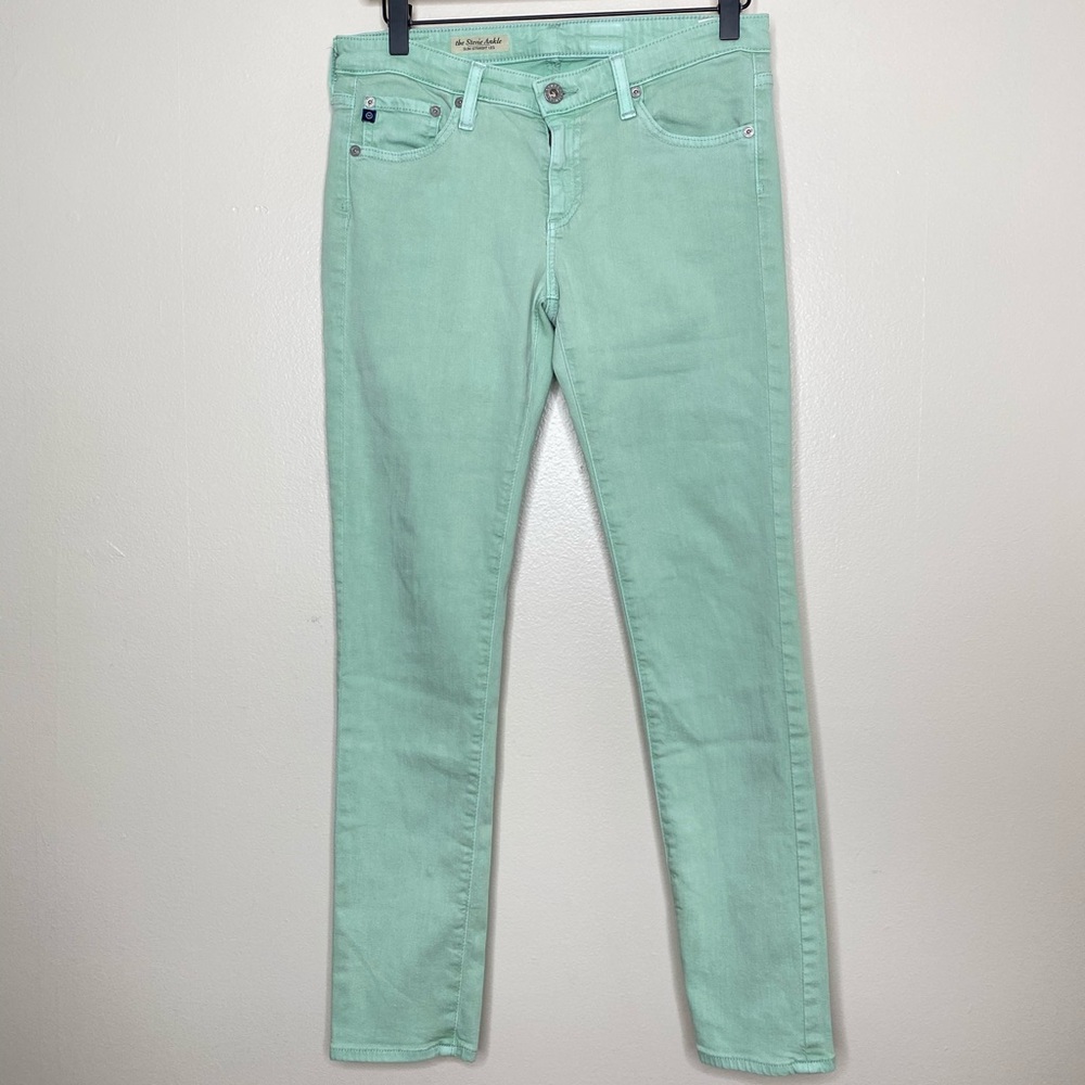 Adriano Goldshmeid mint colored “Stevie ankle”
